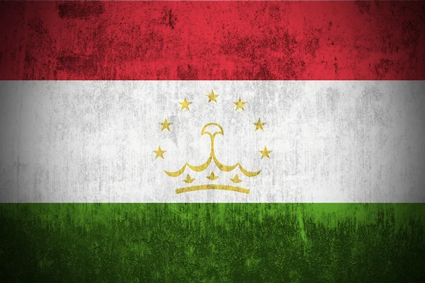 Bandera Grunge de Tayikistán —  Fotos de Stock