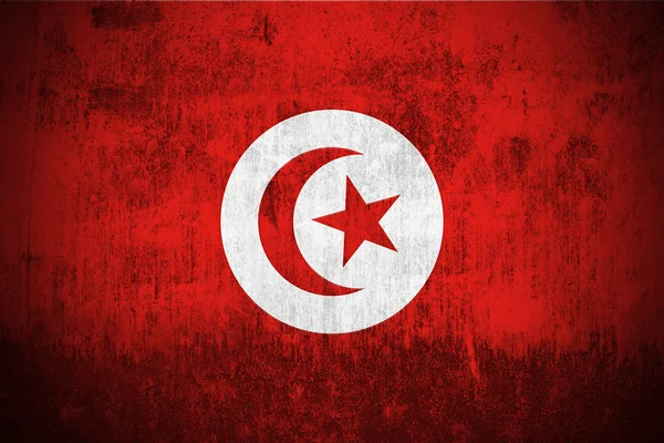 Grunge Flag Of Tunisia — Stock Photo, Image