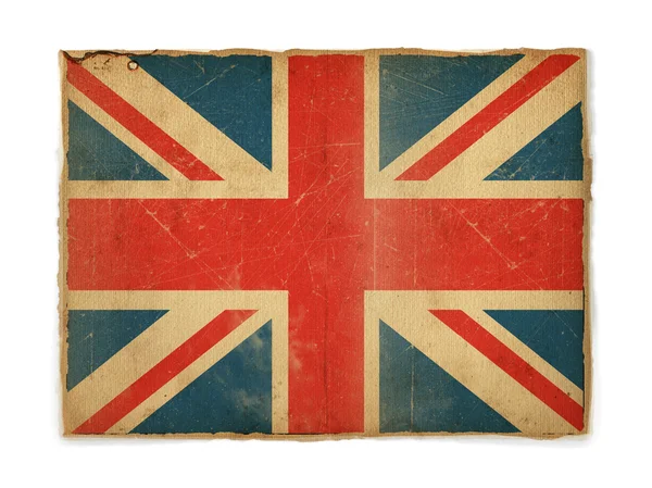 イギリスのグランジ旗 — ストック写真