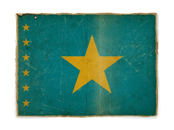 Grunge Kongói Demokratikus Köztársaság zászlaja — Stock Fotó