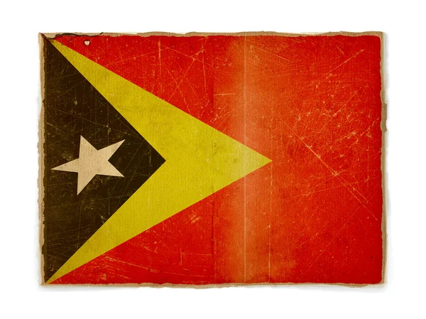 Grunge-Flagge von Osttimor — Stockfoto