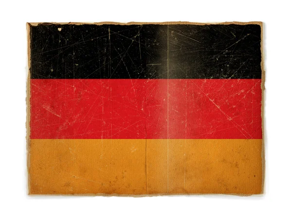 Drapeau grunge de l'Allemagne — Photo