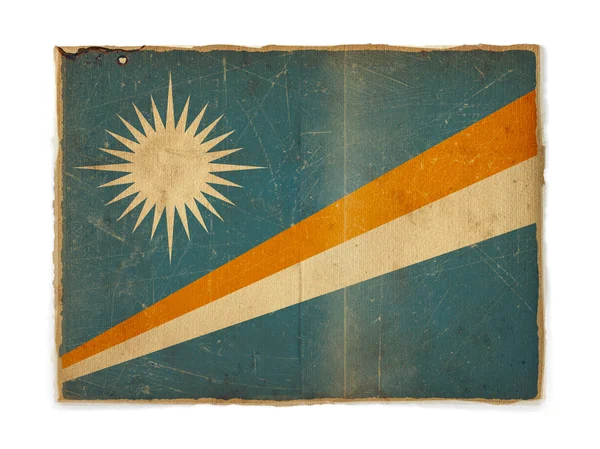 Grunge marshall-szigetek zászlaja — Stock Fotó