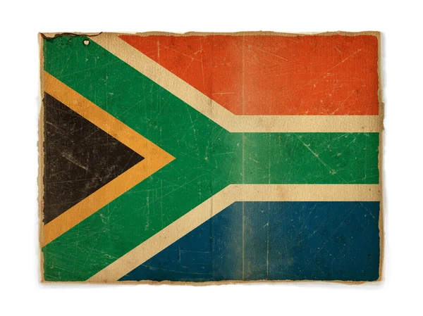 Bandiera grunge del Sudafrica — Foto Stock