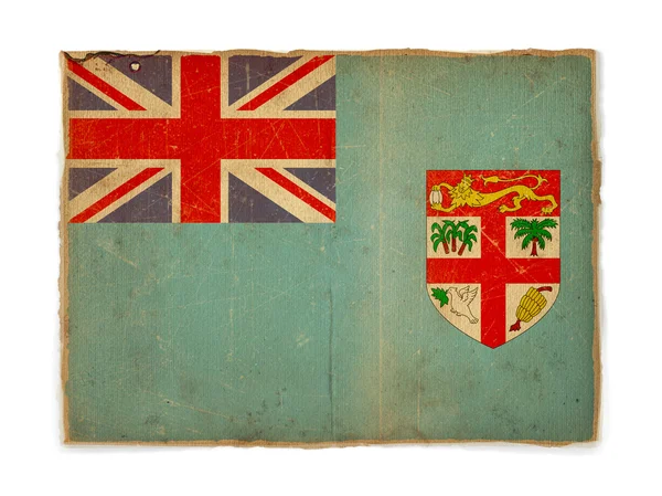 Bandera Grunge de Fiji — Foto de Stock