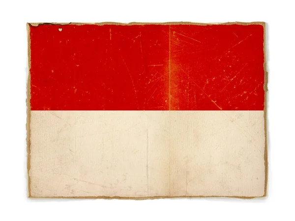 Bandeira de Grunge de Monaco — Fotografia de Stock