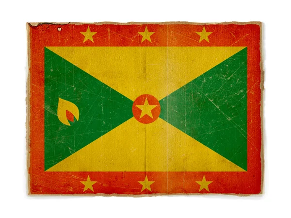 Bandeira de Grunge de Granada — Fotografia de Stock