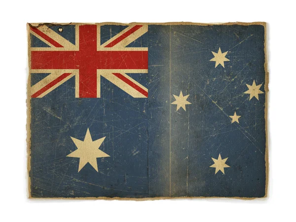 Bandiera grunge dell'Australia — Foto Stock