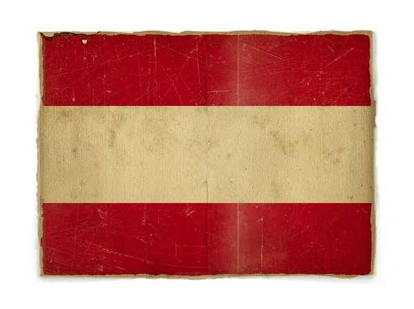 Bandiera Grunge dell'Austria — Foto Stock