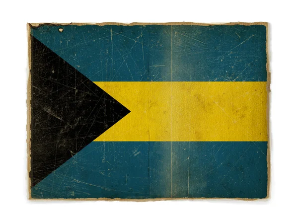 Grunge flag of Bahamas — Stock Photo, Image