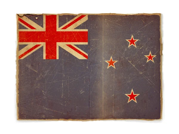 Grunge Új-Zéland zászlaja — Stock Fotó
