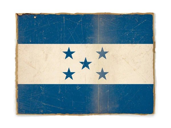 Σημαία Grunge της Ονδούρας — Φωτογραφία Αρχείου