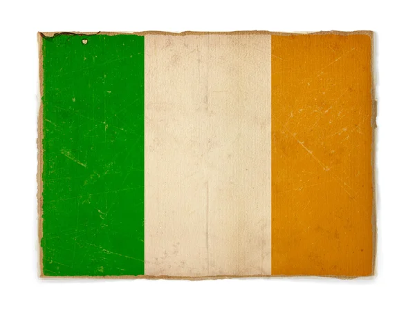 Grunge flaga Irlandii — Zdjęcie stockowe