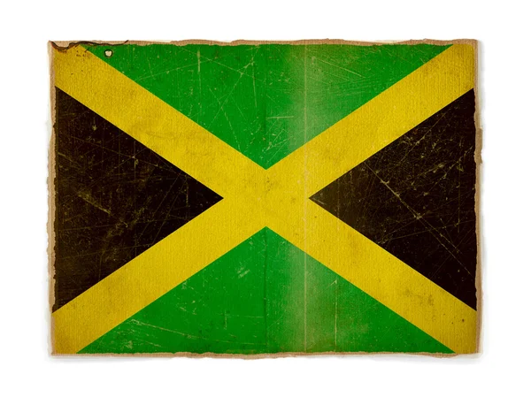 자메이카의 후드득 한 깃발 — 스톡 사진