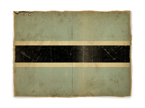 Grunge vlag van botswana — Stockfoto