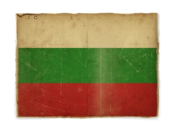 Grunge flagga Bulgarien — Stockfoto