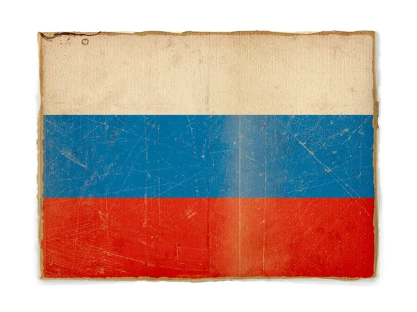Bandiera Grunge della Russia — Foto Stock