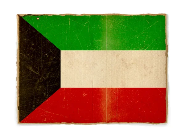 Bandeira de Grunge de Kuwait — Fotografia de Stock