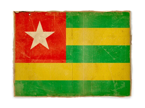 Гранж-флаг Того — стоковое фото