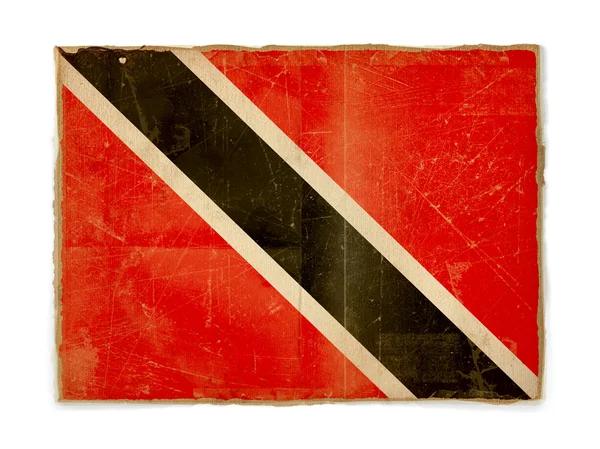 Trinidad ve tobago Grunge bayrağı — Stok fotoğraf