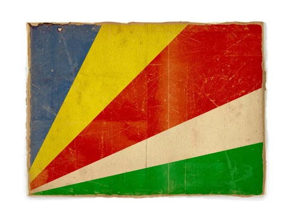 Bandeira de Grunge de Seychelles — Fotografia de Stock