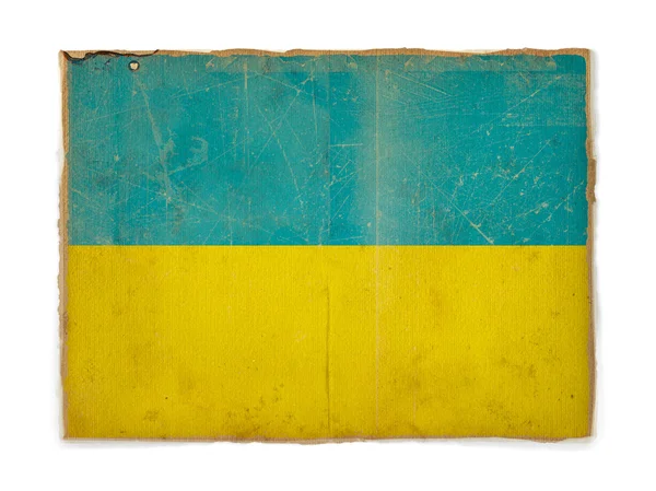 Grunge flag of Ukraine — Stock Photo, Image