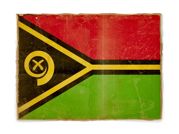 Grunge flag of Vanuatu — Stock Photo, Image