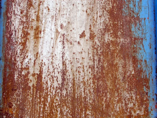 Rusty kovový povrch textura close up fotografie — Stock fotografie