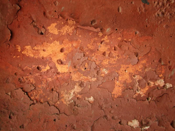 Rusty metall ytstruktur närbild — Stockfoto