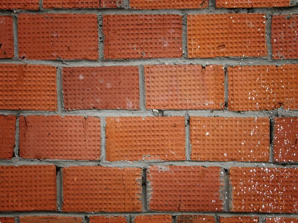 Weathered stained old brick wall — Stock Photo, Image