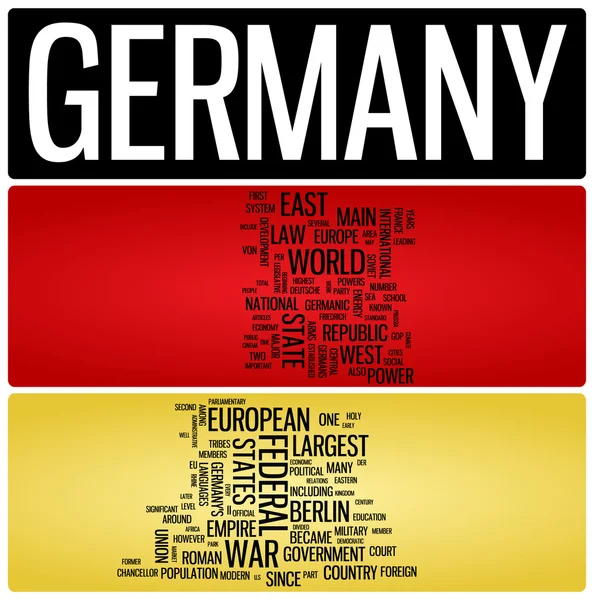 Словосочетание Германии — стоковый вектор
