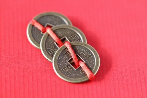 stock image Fengshui chinese coins