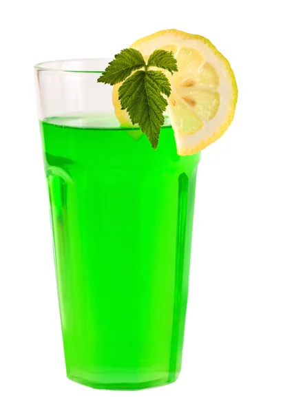 Зеленый мятный коктейль — стоковое фото