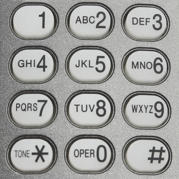 Knappen på telefon — Stockfoto