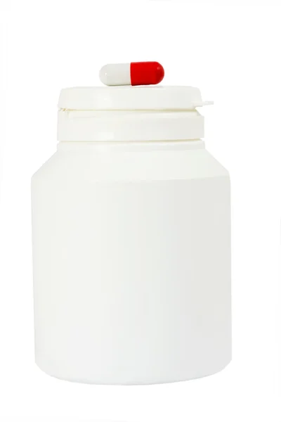 Pigułka na medycynie do butelki — Zdjęcie stockowe