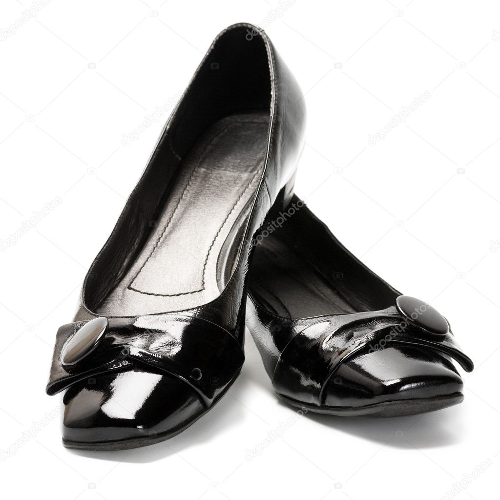 Pair of shoes black — Stock Photo © fotoall #9460213