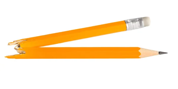 Broken pencil — Stock Photo, Image