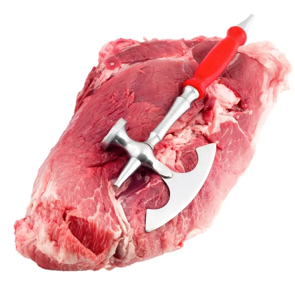 Machado de carne — Fotografia de Stock