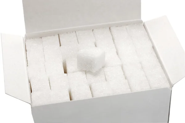 Кубический сахар — стоковое фото