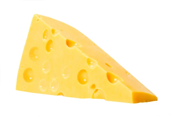 Käse auf Weiß — Stockfoto