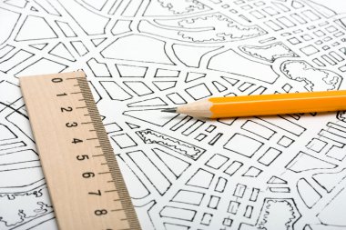 Plan city clipart