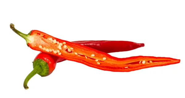 Chili peppar skär — Stockfoto