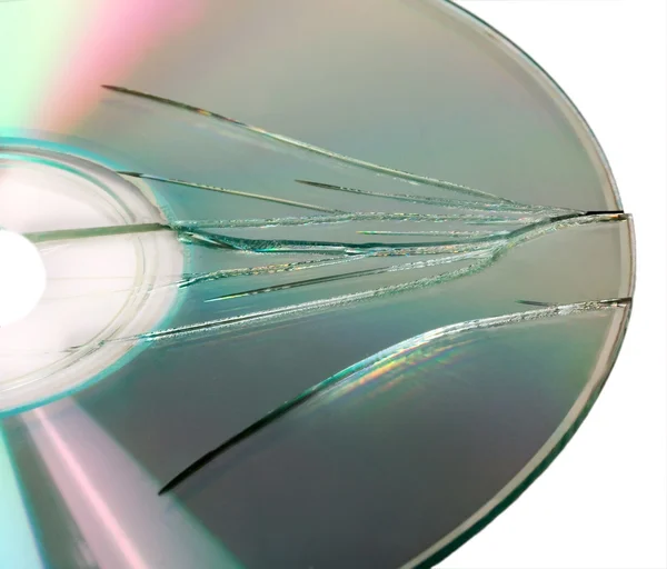 Компакт-дисків розбите — стокове фото