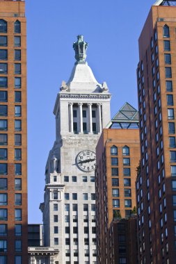 Clocktower. Manhattan NY clipart