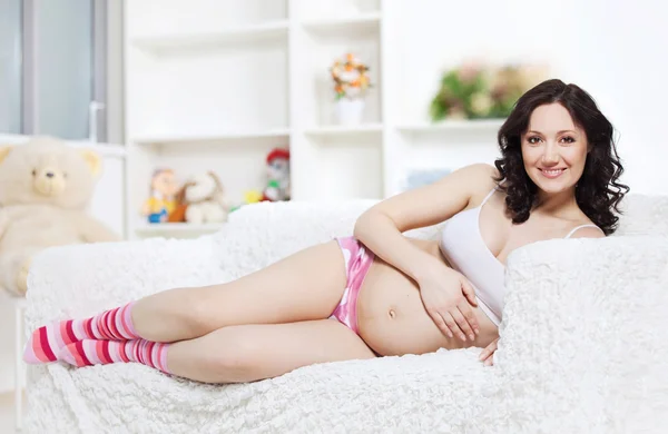 Mujer embarazada. — Foto de Stock