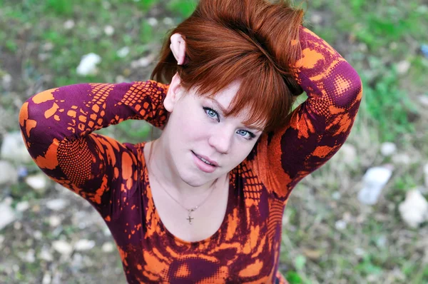 Redheaded beauty — Stock Photo, Image