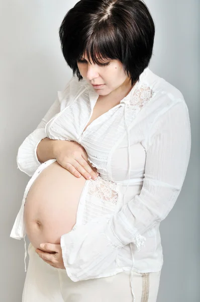 Awaiting for baby — Stock Photo, Image