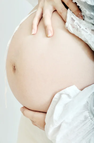 Pregnant belly — Stock Photo, Image