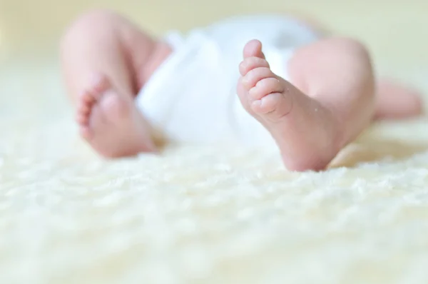 stock image Foot of newborn