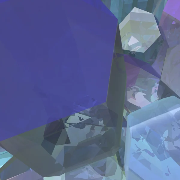 Прозорі кристали — стокове фото